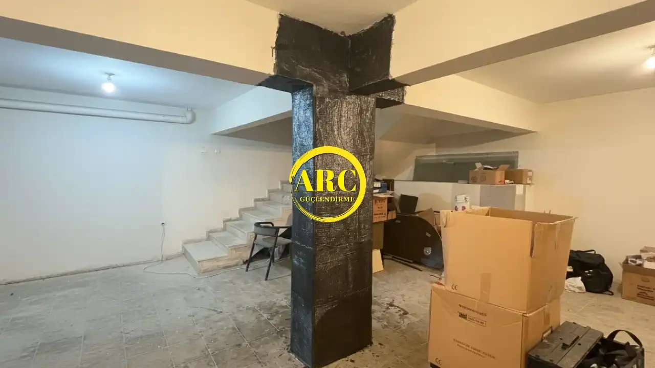 Konut Kolon Güçlendirme - Güçlendirme Uygulaması Sonrası Görünüm