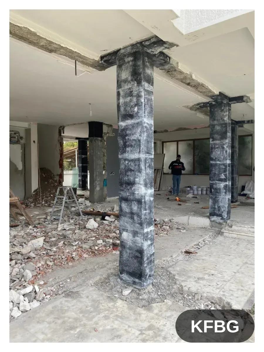 Kadıköy kolon karbon fiber güçlendirme uygulaması Kadıköy kolon karbon fiber güçlendirme uygulaması